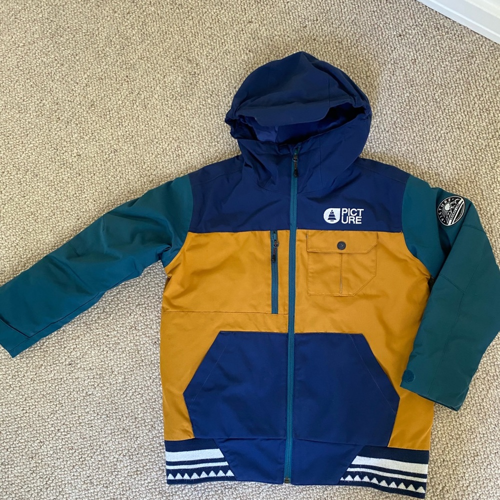 Picture Organic Boys Ski or snowboard jacket RARE!!